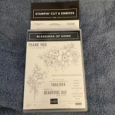 Stampin Up BLESSINGS OF HOME Stamp Set FLOWERS OF HOME Dies