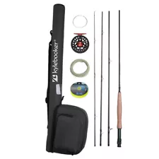 Fly Fishing Rod and Reel Combo Kit 3/4/5/6/7/8 Weight for Starter Fly Fishing