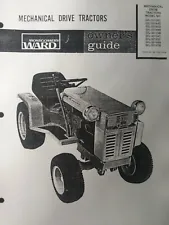 Montgomery Ward Gilson Gear Drive 16 hp Garden Tractor Owners Manual GIL-33144D