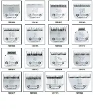 Genuine Oster Golden A5, Turbo A5 and A6 Professional Detachable Clipper blades