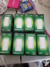 LOT OF 8 LUTRON DIVA DIMMERS NEW IN BOX, JOB EXTRAS, GREAT DEAL ALMOST $30EA NEW