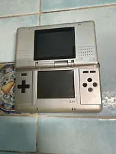 Original Nintendo DS System - Silver - Tested & Works NTR-001 Ships Free