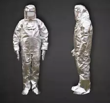 Thermal Radiation 1000 Degree Heat Resistant Aluminized Suit Fireproof Suit XL