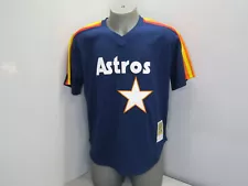 Mitchell & Ness Men's Jersey Houston Astros Nolan Ryan 34 Batting Size L Blue