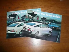 Datsun B-210 710 610 260-Z Pickup Sales Brochure - Vintage - Two For One