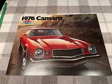 Vintage 1976 Chevrolet Camaro Sale Brochure Original Chevrolet Sales Item