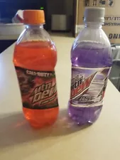 2 Rare Mountain DeW Bottles GameFuel Ultra Violet