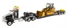 DCM 85599 IH HX520 w/Lowboy & CAT 963 Track Loader 1/50 Diecast (Broken Linkage)