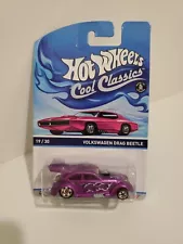 Hot Wheels 2014 Cool Classics #19/30 Volkswagen Drag Beetle - Pink Otto Card D