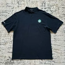 Starbucks Coffee Gear Short Sleeve Polo Shirt (Men's XL black Uniform Logo)