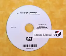 SEBU6744 CAT 963B Track Type Loader Operation Maintenance Manual CD. 9BL