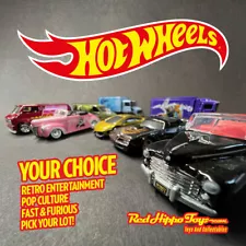 Hot Wheels Premium Pop Culture, Replica Entertainment, Fast & Furious: You Pick!