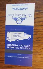 FOOD TRUCK MATCHBOOK COVER: BRAMPTON & TORONTO, ONTARIO EMPTY MATCHCOVER -B27