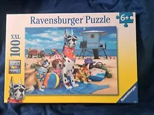 Ravensburger NO DOGS ON THE BEACH 100 Piece XXL Jigsaw Puzzle for Kids SEALED