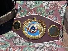 WBO boxing championship belt replica