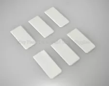 6 Piano Keytop Heads Simulated Light Ivory - Replace Top of Piano Key