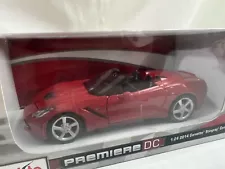 1/24 Diecast MAISTO 2014 Chevrolet Corvette Convertible red