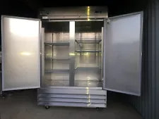 Avantco CFD-2FF 54" Two Solid Door Reach-In Commercial Freezer