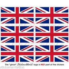 UNION JACK Bandiera Britannica Adesivi per Cellulare 40mm (1.6") Mini Sticker x6