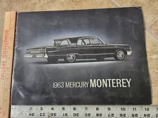 1963 Mercury Monterey Large Deluxe Sales Brochure Booklet Catalog Old Original