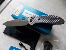 Benchmade 550 Griptilian , Meton Boss Titanium Scales - Benchmade Knives