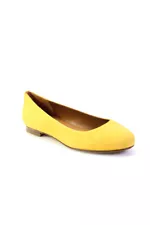 Margaux Womens Slip On Round Toe The Classic Ballet Flats Saffron Size 36N