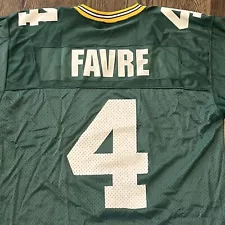 Green Bay Packers Brett Favre jersey size 48 Starter green