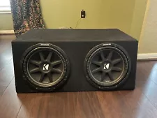 KICKER AUDIO SUBWOOFERS 2 12” SUBS WITH 1500 Watt AMP/LCI2