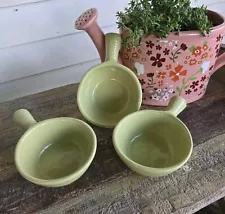 Set 3 Heinz by Western Pottery Light Green Onion Soup Bowl Crock Beehive ð