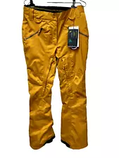 Westbeach Yellow Snowboard Trousers women's size S - unworn with tags