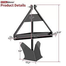 Middle Buster for Category 1 Cat 1 3 Point 3 Pt Quick Hitch Tractors Plow Heavy