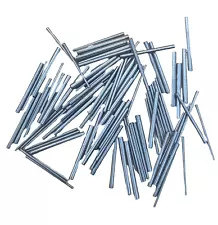 100 x Steel Clock tapered pins - Assorted mixed sizes - pin taper