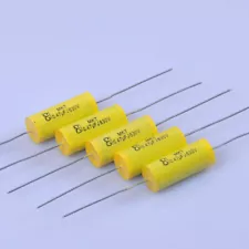 5pcs Vintage Radio Tubular MKT Poly Capacitor Axial 0.47uf 474 630V