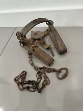 vintage antique bear trap