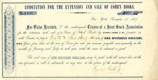 Association for the Extension and Sale of Cobb's Books - $100 - General Bonds