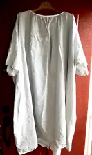 HOSPITAL PATIENT GOWN With IV Snap Sleeves 2 Ties In The Back SIZE LARGE Medline