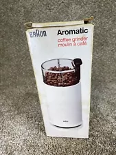 Braun Aromatic KSM2 Electric Coffee Spice Grinder Type 4041 White-Tested