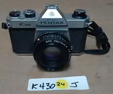 New ListingPENTAX K1000 K-1000 FILM CAMERA W/ 50mm 1.8 LENS ! J