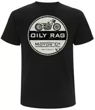 Motor Co T Shirt. Oily Rag Co Heritage t-shirt. Motorcycle-Bike- CLEARANCE SALE