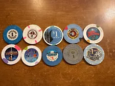 (10) Different $1 Casino Chips - Lot 3