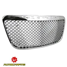 Fits 2011-2012 Chrysler 300 300C Front Upper Grill Chrome Grille Mesh CH1200351