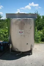 Stainless Steel Wall Tank - Approx. 500 Gal 55"x59"