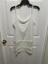 ð¥Sale‼️Womens XL cream-color clothes camisole liner for shirts, vests, etc.