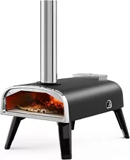 Aidpiza Pizza Oven Outdoor 12" Wood Fired Pizza Ovens Pellet Pizza Stove