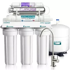 APEC 7 Stage Alkaline pH+ and UV UltraViolet Reverse Osmosis Water Filter System