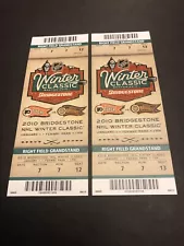 (LOT of 2) 2010 Bruins Flyers @ Fenway Park Winter Classic Ticket (Test-No Gate)