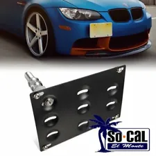 FOR BMW 328i 335i 528i E39 E46 E90 BUMPER TOW HOOK LICENSE PLATE MOUNT BRACKET (For: 1999 BMW 528i)