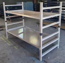 Steel bunk beds Army style