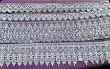 For sale 4 patterns Venise lace trim all together 16 yards