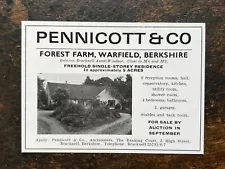 Forest Farm - Warfield nr Bracknell - For Sale - 1978 Press Cutting r399